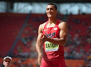 Ashton Eaton, campeão do decatlo.