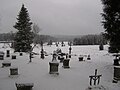 zimný cintorín