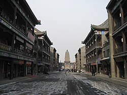 Chaoyang'ta bir tarihi cadde