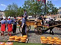 Margadh cáise in Gouda, an Ollainn Theas