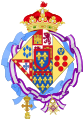 Coat of Arms as Infanta and widow (1977-1985)