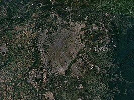 Satellietfoto van Curitiba