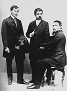 José Rizal junto a otros intelectuales filipinos.