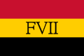Vlajka Spojených provincií Venezuely (1810–1811) Poměr stran: 2:3