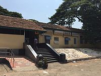 Bangalore East Railway Station. The original British period stone building.