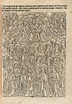 "Saints in glory", pagina van een Engelse vertaling, 1493