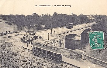 Le deuxième pont, dans les années 1900.