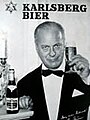 Beer advertising (circa 1960 date QS:P,+1960-00-00T00:00:00Z/9,P1480,Q5727902 )