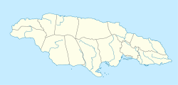 Кінгстон. Карта розташування: Ямайка