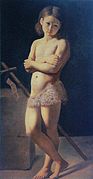 Atribuido a Jean Auguste Dominique Ingres. San Juan Bautista de niño.