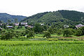 大机山と山麓の別荘群