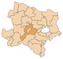 Distretto di St. Pölten – Mappa