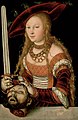 Giuditta con la testa di Oloferne, Lucas Cranach il vecchio (c. 1530)