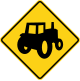 Zeichen W11-5a Landwirtschaftlicher Verkehr (alternativ)