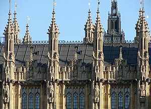 Perpendicular Gothic architecture, Palace of Westminster.