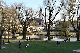 Steinerne Brücke mit Blick auf den Dom