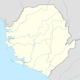 Poloha mesta v Sierra Leone