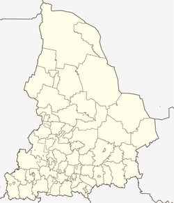 Ekaterimburgo ubicada en Óblast de Sverdlovsk