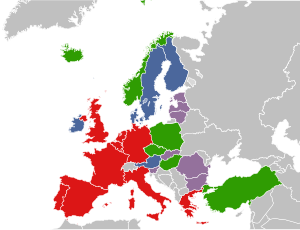 Batı Avrupa Birliği haritası