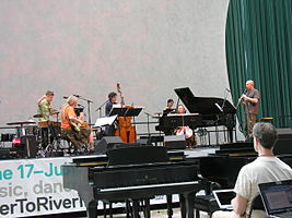 Bang on a Can All-Stars perform at the Bang on a Can Marathon at the World Financial Center, June 2012.