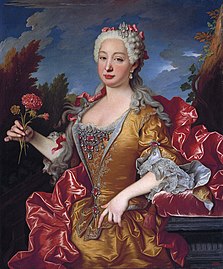 D. Maria Barbara de Bragança, rainha da Espanha. 1729