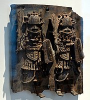 Ún de los bronces de Benín. Nixeria, sieglos XVI-XVIII
