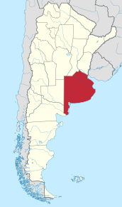 Poziția localității Buenos Aires