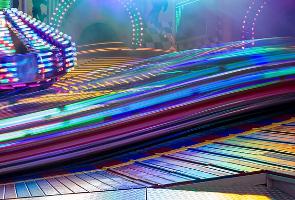Long exposure: a Carnival ride with motion blur