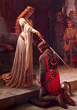 L'Adoubement, d'Edmund Leighton