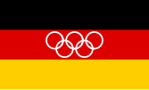 德國統一代表隊旗（1960-1968）