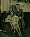 Portrait with their daughter, Gloria, 1929