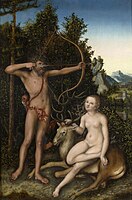 Lucas Cranach the Elder, Apollo and Diana, c. 1526