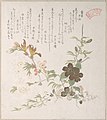 Kubo Shunman, Shikishiban, um 1820