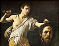 Caravaggio, David med Goliats hode (Wien) (Davide con la testa di Golia) 1607