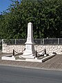 Le monument aux morts de Foncaude (août 2011).