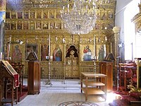 キプロスの聖サワ聖堂のイコノスタシス（キプロス正教会）