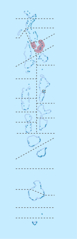 Location of Noonu in Maldives