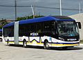Millennium BRT Articulado, ônibus producido por CAIO siendo utilizado no BRT de Belém