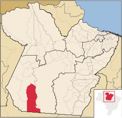Localização de Novo Progresso no Pará
