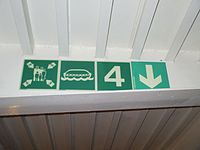 orientation and emergency signs