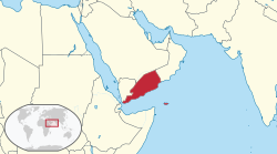 Lokasi Yaman Selatan