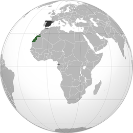 Sahara Spagnolo - Localizzazione