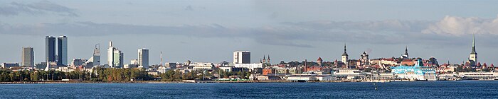 Panorama de la ville de Tallinn.
