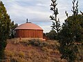 The prayer hogan at the Native American Baha'i Institute on Houck, Arizona, on the Navajo Nation.