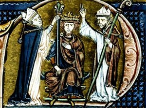 I. Balduin jeruzsálemi király koronázása 1100. december 25-én