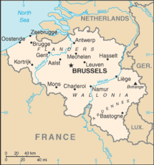 Karta Belgije
