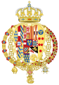 Coat of Arms of Infante Charles as King of Naples (c.1734-1759)