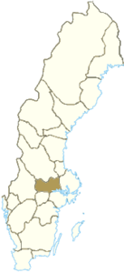 Västmanland – Localizzazione
