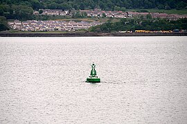 Firth of Forth, Starboard Buoy in the North Channel - geograph.org.uk - 5427168.jpg