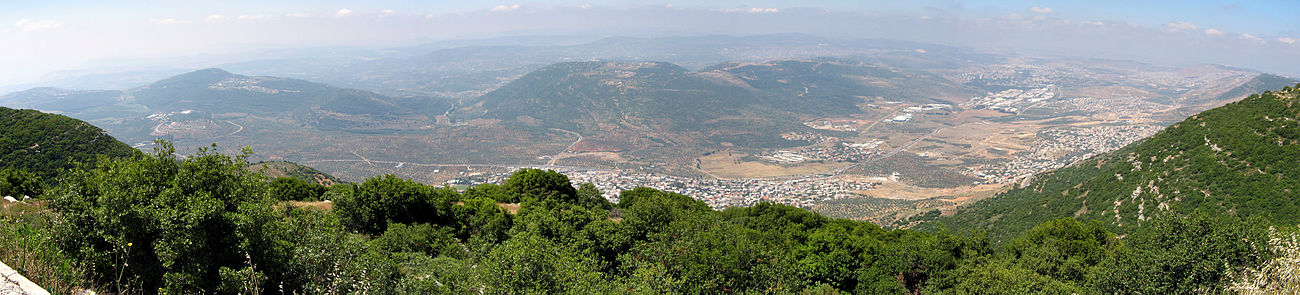 Tájkép Észak-Galileában, a mai Rame környékén